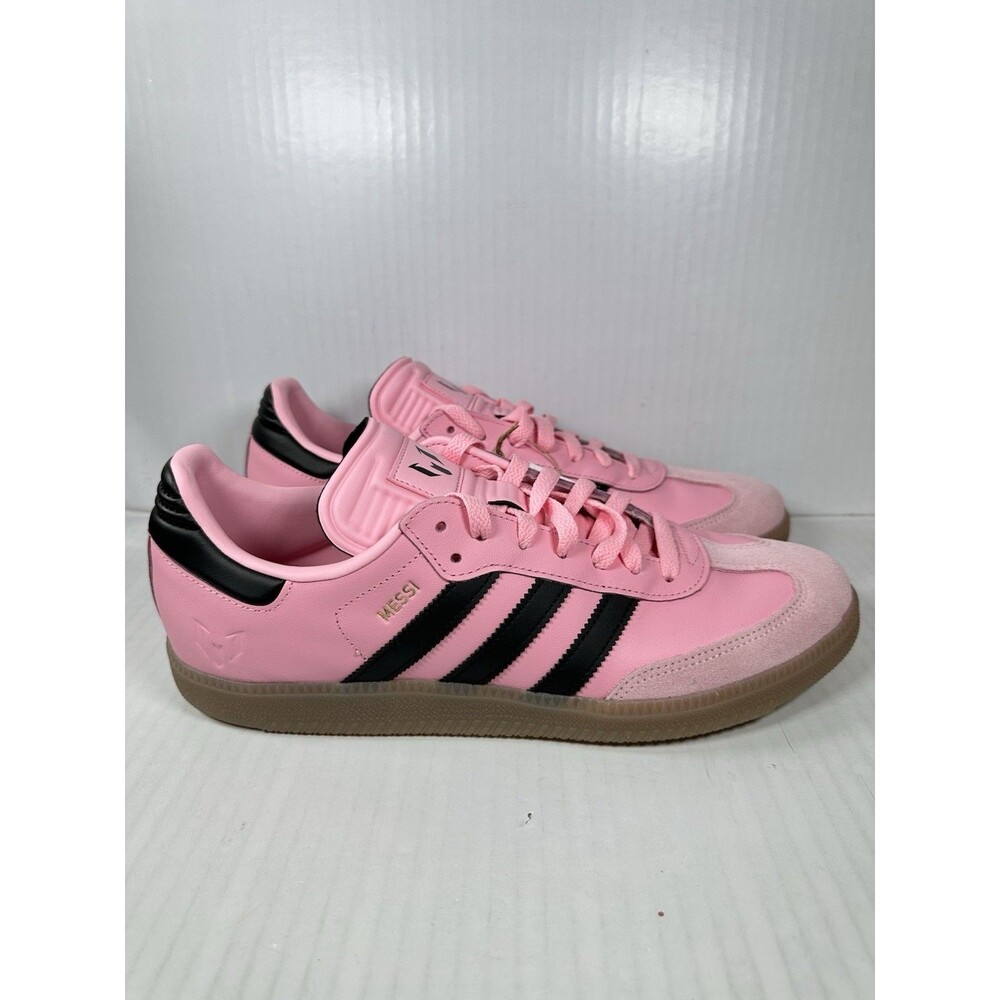 Size 11.5 Adidas Samba Messi Inter Miami CF Pink Gum Shoe JP7844 Men’s NEW